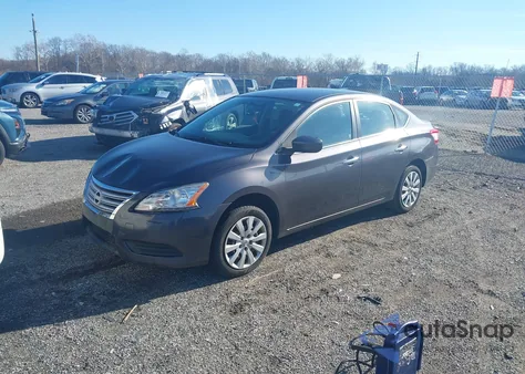 2014 Nissan Sentra S из США, поврежденный, VIN 3N1AB7AP3EY246074